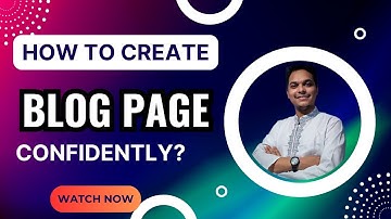 How to create Blog Page + Blog Archive Template + Single Post Templates in elementor
