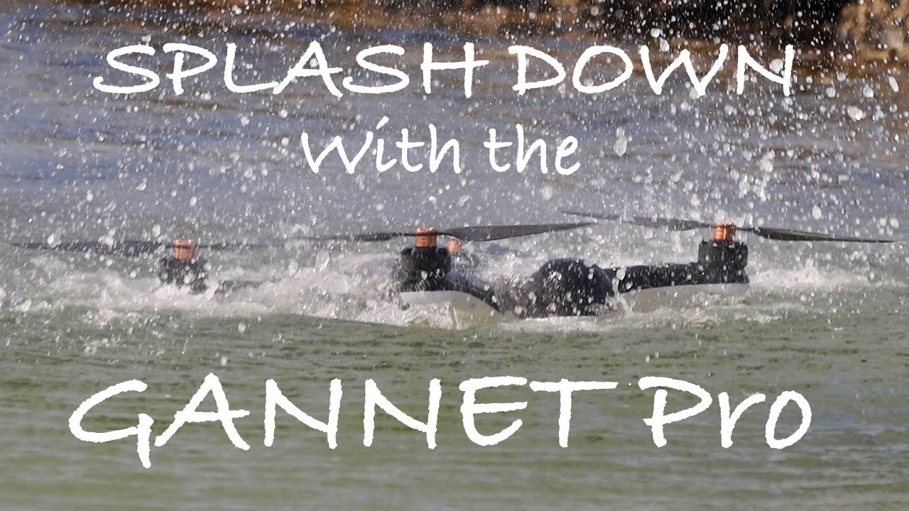 The Gannet Pro waterproof fishing and SAR drone. 