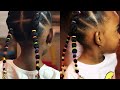 2018 little girl hairstyles/natural hair|elastic styles for kids