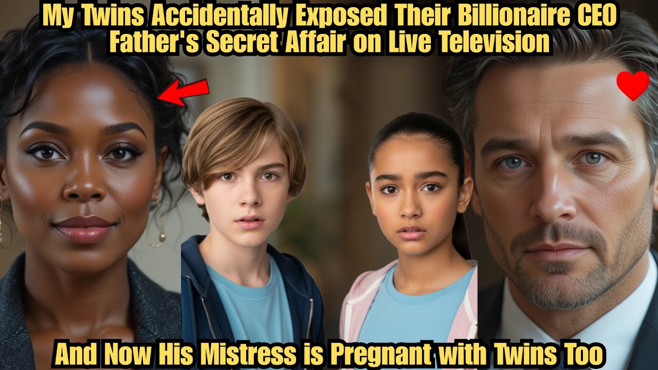 My Twins Accidentally Exposed Their Billionaire CEO Father's Secret Affair on Live Television and No