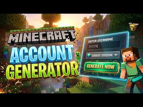 Free Minecraft Account Generator 2026 - Premium Java Accounts - Full Access PC
