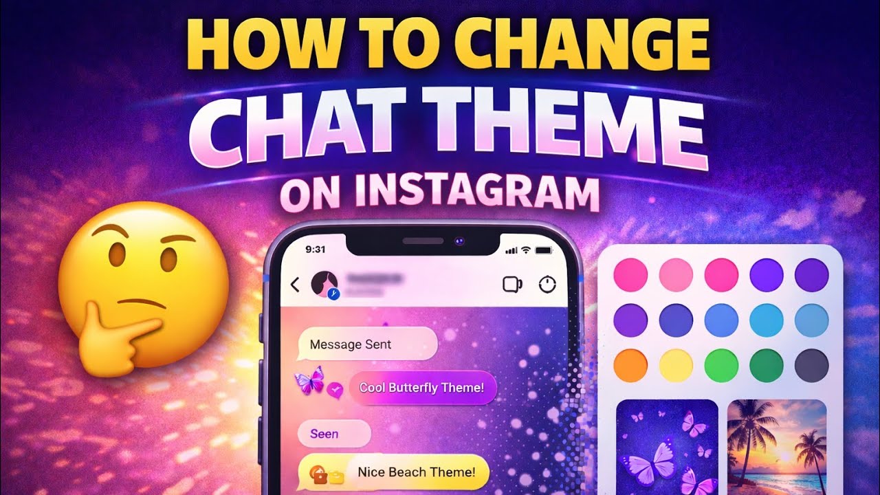 How To Change Instagram Chat Theme Easily | Android & iPhone Latest Update Guide