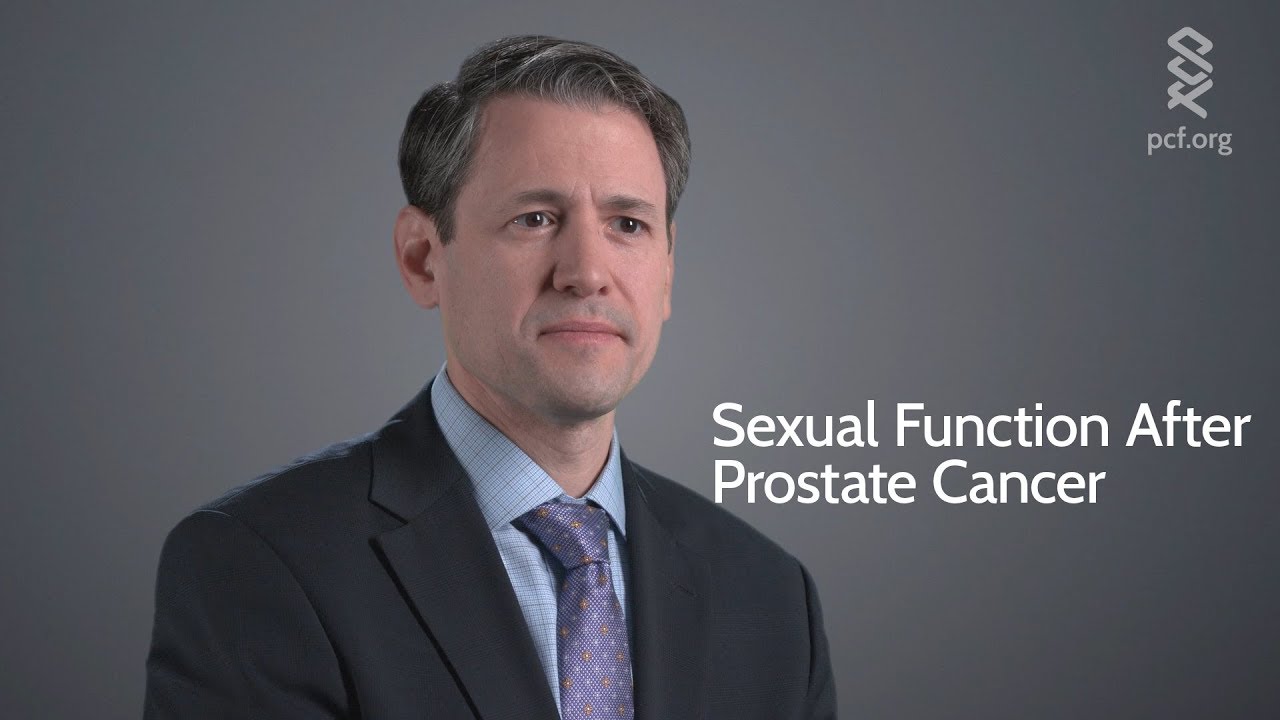 Sexual Function After Prostate Cancer Youtube