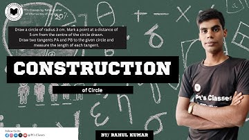 @ptsclasses  Using ruler and compasses only, draw an equilateral triangle of side 4.5 cm and draw ..