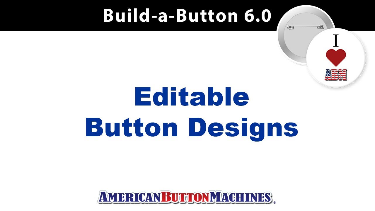 Editable Button Design Instructional Video 