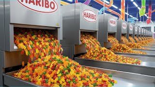 Inside the HARIBO Factory: How 60 Million Gummy Bears Are Made Every Day | Full Factory Tour