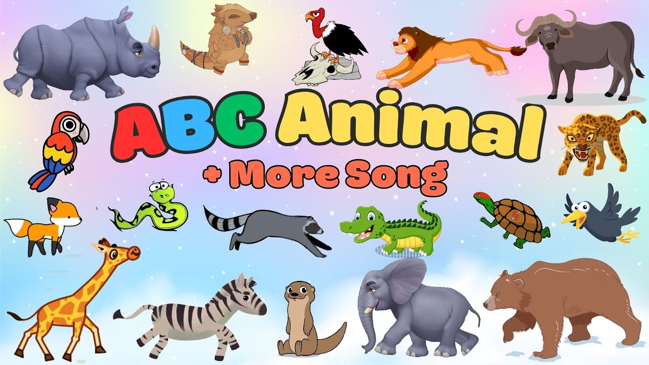 ABC Animals Song + Alphabet Animals | Learn Alphabet with Wild Animal Sounds | Little Kitten Learn