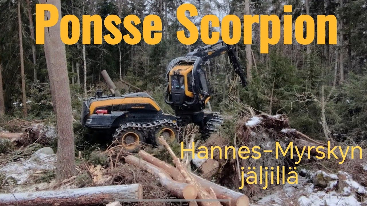 Ponsse Scorpion Hannes-Myrskyn jäljillä