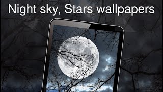 Night sky, Stars wallpapers 4k screenshot 5