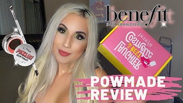 NEW BENEFIT POWMADE  | REVIEW &  BROW TUTORIAL