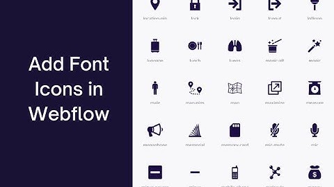 How  to add fonts icon  to webflow | font icons in webflow import | webflow icons font |  Urdu/Hindi