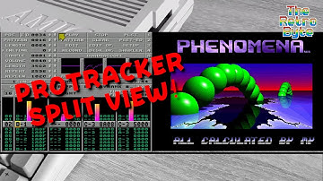 Enigma by Phenomena - Amiga Demo (Split ProTracker View) [60 FPS]