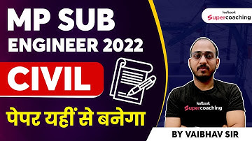 MP Sub Engineer Civil Classes 2022 | Civil Marathon Class | MPPEB Sub Engineer 2022 | By Vaibhav Sir