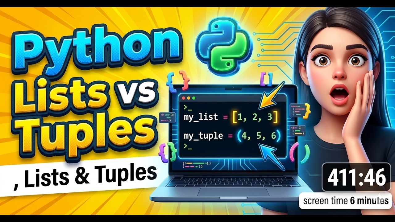 Python Lists vs Tuples Explained in 6 Minutes (Beginner Friendly) - YouTube