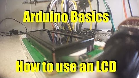 How to use a 16x2 LCD with Arduino