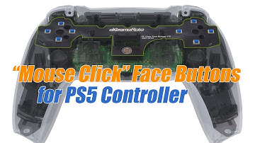 eXtremeRate PS5 DualSense Controller Face Clicky Kit Mouse Click Buttons Installation Guide