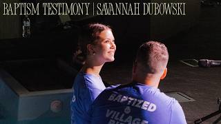 Savannah Dubowski Baptism