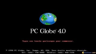 PC Globe gameplay (PC Game, 1990) screenshot 1