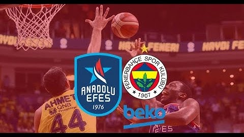 Anadolu Efes - Fenerbahçe Beko Full Maç Kaydı | EuroLeague, RS Round 2