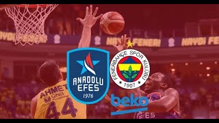 Anadolu Efes - Fenerbahçe Beko Full Maç Kaydı Euroleague Rs Round 2