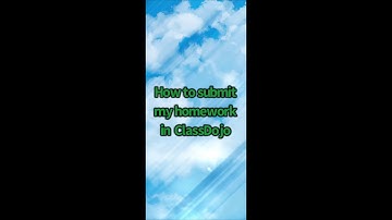 How to submit homework in ClassDojo