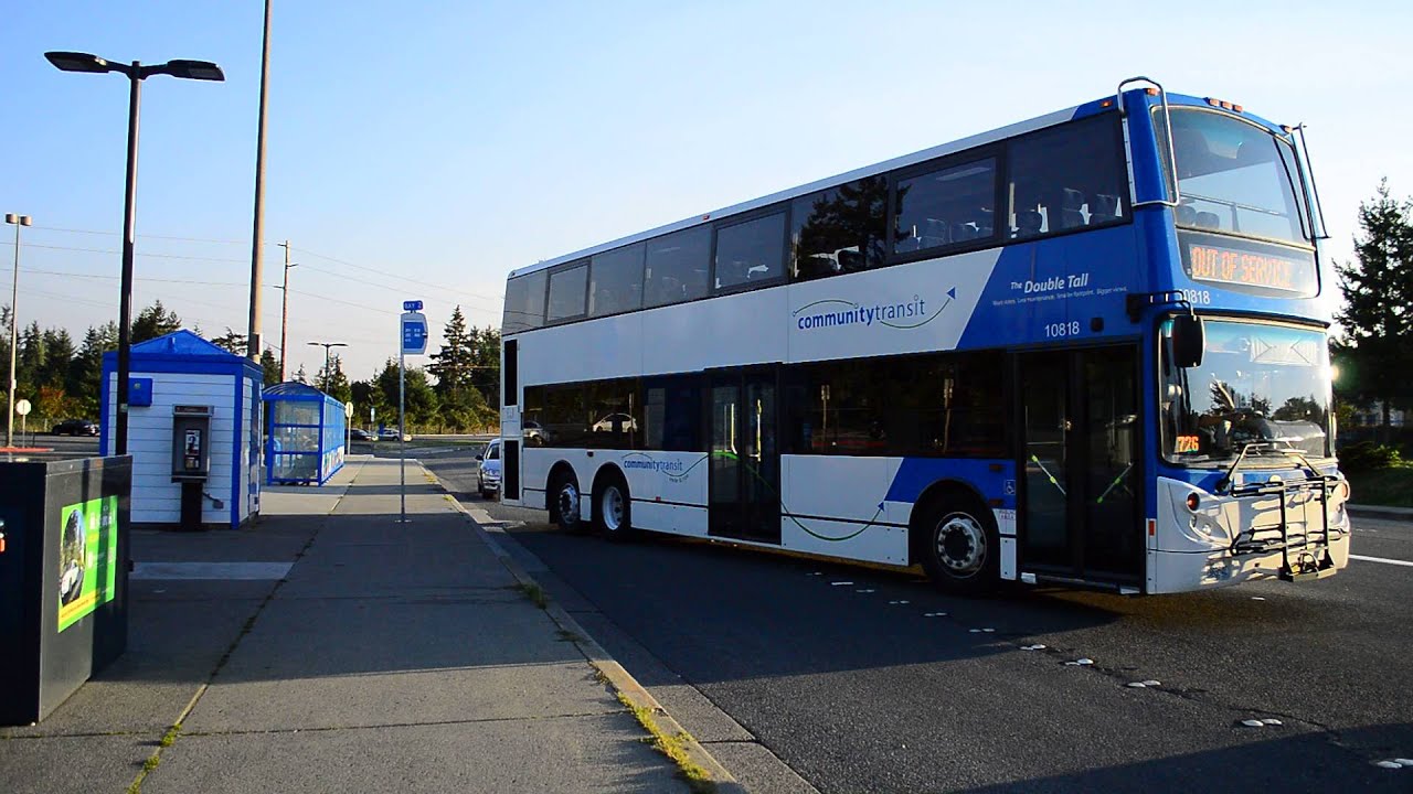 Community Transit 2010 Alexander Dennis Enviro500 10818 @ Mariner Park & Ride