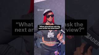 🎤 @TheFader asked artists for a question to ask the next artist...
