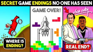 10 *SECRET* Game ENDINGS Almost No One Has Ever Seen 😱 | Part 2