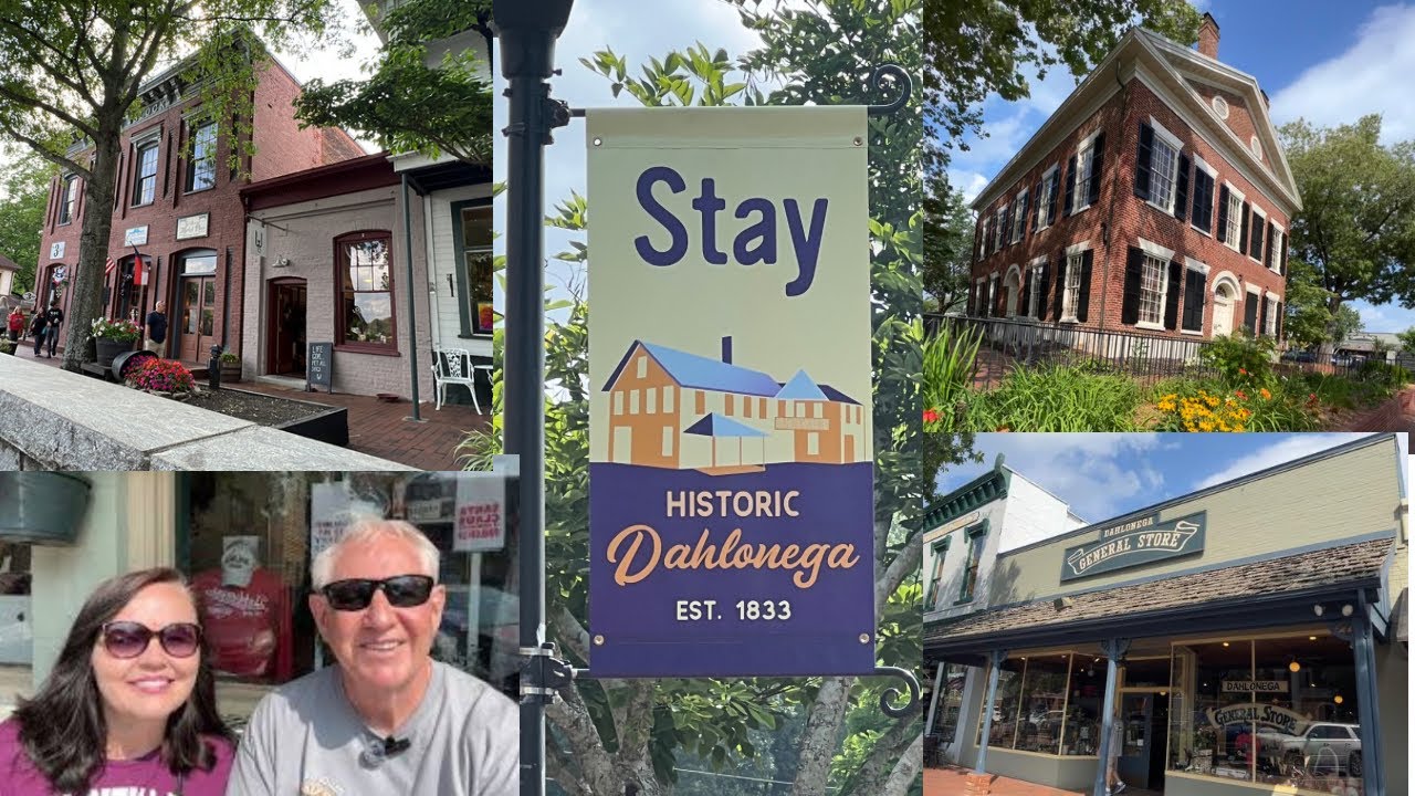 Dahlonega GA Town Square - Shopping & Restaurants - YouTube