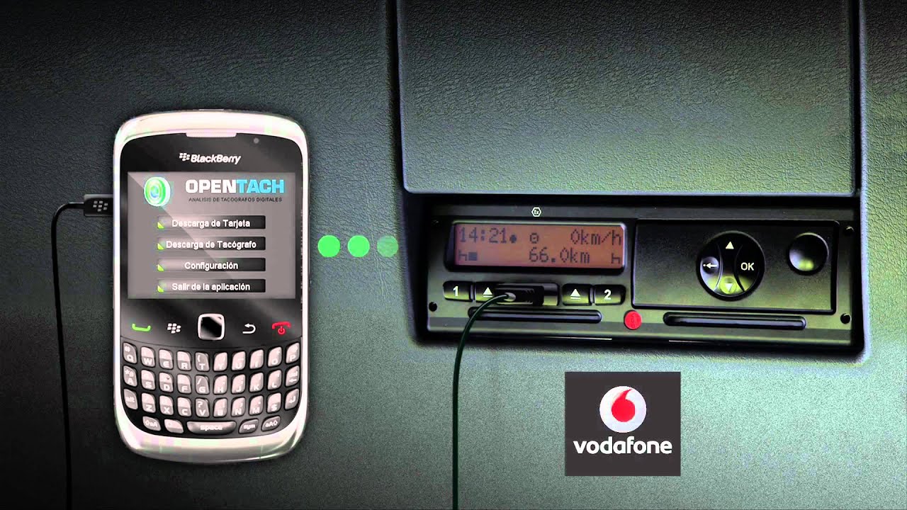 Solución BlackBerry Smart Card Reader y OpenTach con Vodafone para el