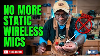 66yr. old discovers wireless microphone hack diy dampening.