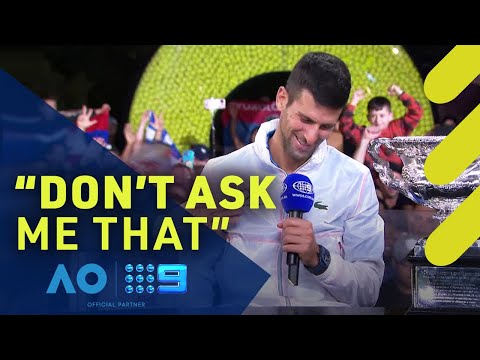 Djokovic refuses to accept GOAT title - Australian Open 2023 | Wide World of Sports