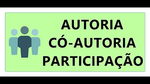 Qual a diferença entre coautor e participe?