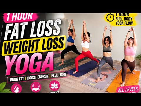 1 HOUR FAT LOSS YOGA 🔥 Full Body Weight Loss Workout | Burn Calories & Get Fit