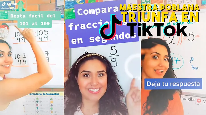 Del pizarrn a Tik Tok, ella es Marcela la maestra ...