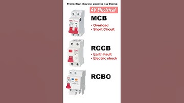 MCB  RCCB. RCBO #shorts #electrical #video ❤️❤️❤️❤️❤️