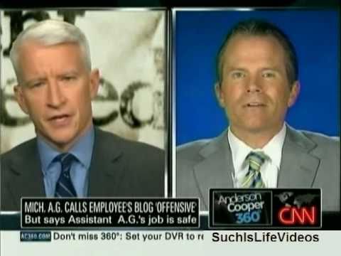 AC360 - MI AG Mike Cox Defends Andrew Shirvell's Right To Cyber Bully