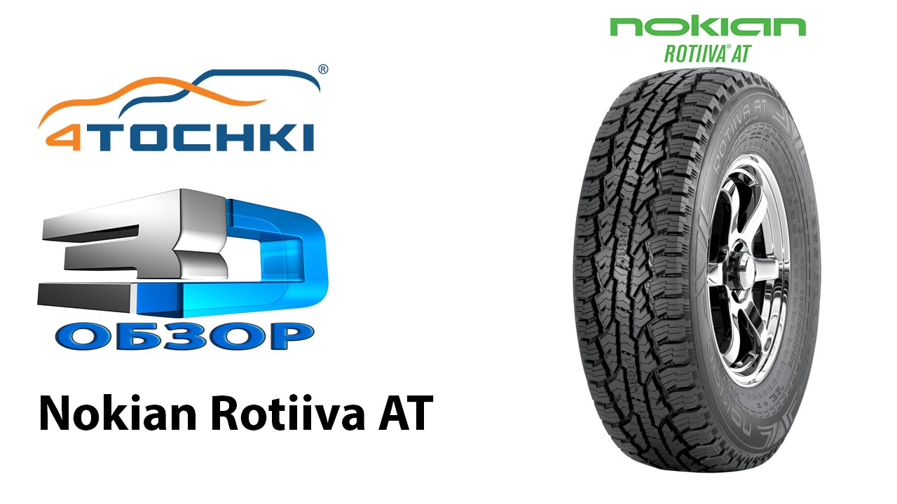 3D обзор шины Nokian Rotiiva AT