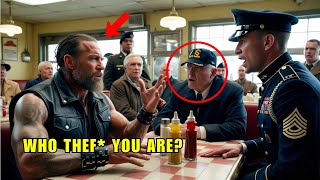 A Biker Slapped an 78-Year-Old Veteran in a Diner—23 Minutes Later, His Son Arrived with the Army