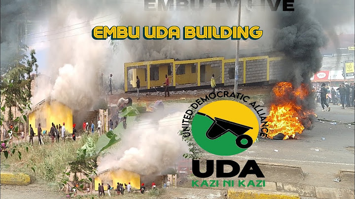 Chaotic Scenes as Reject Finance Bill 2024 Protesters enter UDA Building In Embu town
