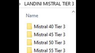 Landini Mistral 40 45 50 55 tier 3 (2009- ) - RS12 Tractors - Parts Catalogs