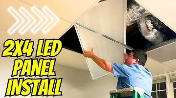 How to replace Fluorescent Panels to LED Panels Drop Ceiling