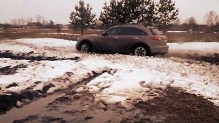 Infiniti fx35  работа полного привода