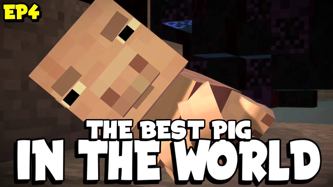 THE BEST PIG IN THE WORLD !! Minecraft Story Mode season 2 HYPE !! ep 4
