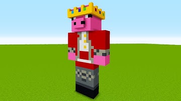 Minecraft: How To Make a TechnoBlade Statue