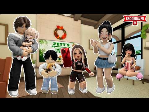 OUR CHAOTIC MORNING SCHOOL ROUTINE IN THE FALL HALLOWEEN MONTH ROBLOX WITH MY FAMILY