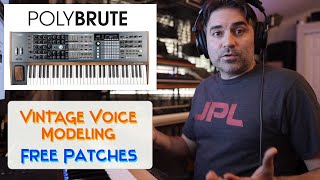 Polybrute Vintage Voice Modeling and Free Patches