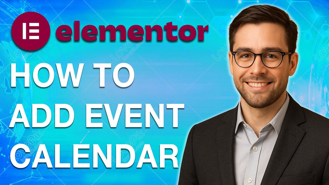 How To Add Event Calendar In Elementor [2025 Guide] - YouTube