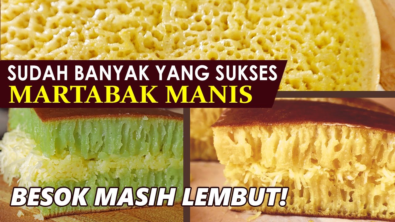 PENJELASAN SUPER LENGKAP Martabak Manis Teflon anti gagal. Tips & trik Resep Martabak Manis