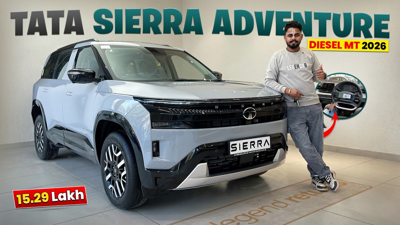New Tata Sierra Adventure Diesel MT Detailed Review 2026 🔥| Most VFM Variant?